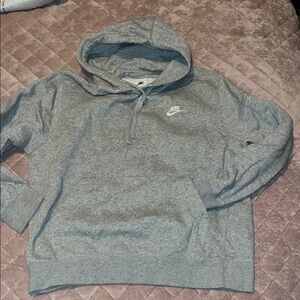 Nike Men's Heather Gray Hoodie